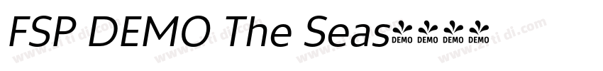FSP DEMO The Seas字体转换 FSP DEMO The Seas字体转换